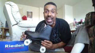 Opening my box of Riedell Angel 111s My 3rd pair of roller skates [upl. by Barney258]