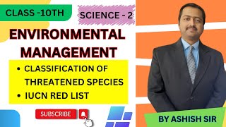 Classification of Threatened Species I IUCN Red List I Class 10 I Science 2 I Hindi [upl. by Coplin]