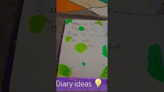 Diary ideas 💡✨️ artist art youtube [upl. by Fein]