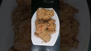 broasted chicken  fried chicken  oats coated chicken [upl. by Niels123]