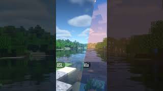 Minecraft Shader Comparison 2024 quotDaytime at Riverquot [upl. by Annaierb94]