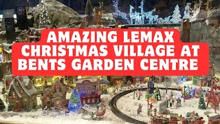 Lemax Christmas Model Village display at Bents Garden Centre 2024 [upl. by Le]