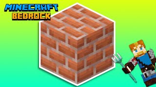 How to make a Minecraft Brick Farm Minecraft Bedrock MCPE  Console  PC [upl. by Jahdiel]