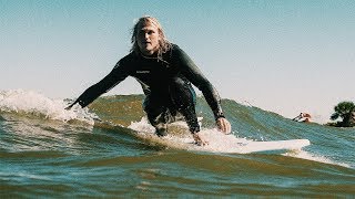 SURFING LAKE PONTCHARTRAIN in NEW ORLEANS [upl. by Niwrud]