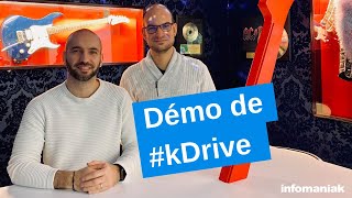 Démo live de kDrive le service de stockage dInfomaniak Webinaire [upl. by Brok]