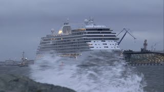 Stürmischer 3fach Anlauf in Rostock  Warnemünde  2 Juli 2017 [upl. by Eteragram633]