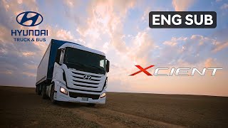 Hyundai Truck XCIENT in the desert Full ver [upl. by Pachton]