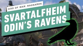 God of War Ragnarok  All Raven Locations Svartalfheim [upl. by Richlad]