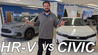 Choosing Between Honda Civic Hatchback and HRV Key Differences Explained [upl. by Assenej783]