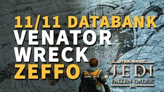 Venator Wreck Zeffo All Databank Locations Star Wars Jedi Fallen Order [upl. by Zweig227]