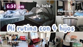 MI RUTINA DE MAÑANA CON 4 HIJOS 🌞 MAMÁ Y AMA DE CASA DE TIEMPO COMPLETO 🏡 mis DIAS EN EL HOGAR [upl. by Kevin]