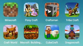 Minecraft Pony Craft Craftsman Tribe Craft Craft World Mecraft Cube Craft DragonCraft [upl. by Elockcin]