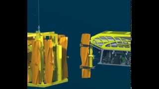 Oceaneering  DTS Strake installation Tool [upl. by Llacam]