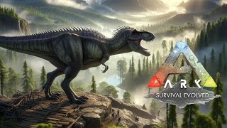 ARK Survival Evolved Allosaurus Taminglive arksurvivalevolved GZT [upl. by Krell]