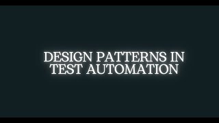 Design Patterns in Test Automation Singleton Pattern with Thread Safety [upl. by Stanfill]