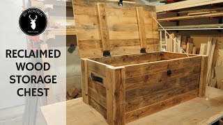 Build a storage chest from reclaimed wood [upl. by Ahseiyt582]