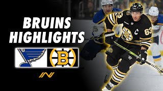 Bruins Highlights Best of Bostons Final Regular Season Matchup Against the St Louis Blues [upl. by Averyl428]