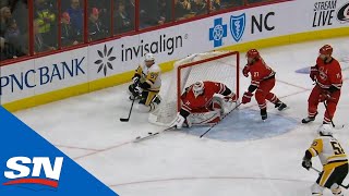 Penguins’ Letang Finishes Off Sweet Pass From Crosby [upl. by Aineval]