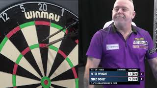 Peter Wright vs Chris Dobey  Players Championships 4 2024  PDC Darts SemiFinal Full Match Replay [upl. by Aneg]