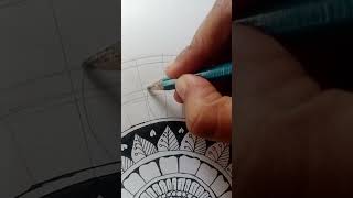 Flower mandala art ideas 💡🌻art [upl. by Nosauq]