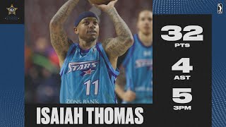 Isaiah Thomas Scores GAMEHIGH 32 PTS in G League Season Debut with Stars [upl. by Ezana]