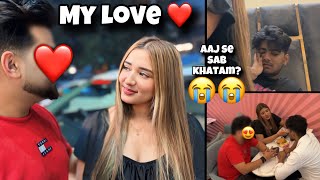 Jealousy Prank On Anmol 💔 With My New Boyfriend He Started Crying 😭 [upl. by Ydna]