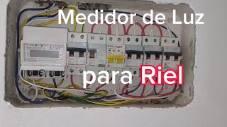 Cómo Instalar un Medidor de Luz para Riel Dentro de un Tablero Eléctrico [upl. by English313]