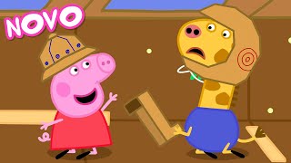 Peppa Pig Português Brasil  O Labirinto de Caixas  NOVO Contos da Peppa Pig [upl. by Acirret]