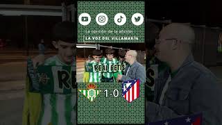 betis 11 atleticodemadrid  quotJohnny Cardoso le ha echado ahí lo más grande quot [upl. by Ahsimaj]