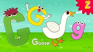 quotI am Gquot Monster Alphabet Letter G Song l Phonics for kids l ZooZooSong [upl. by Marcos]