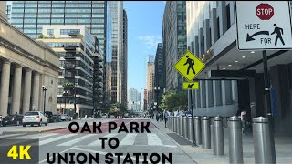 Chicago  Oak park to Union Station  August 2022 [upl. by Nivad]