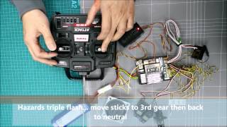 TAMIYA MFC03 Test Set Up Demo 56523 Step C Transmission teaching mode [upl. by Day]