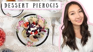 DESSERT PIEROGI RECIPE ♡ [upl. by Nonie]