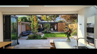 Large Family Garden with Stunning Pergola and Garden Room Office [upl. by Beverley595]