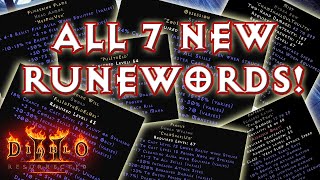 First New Runewords in 10 Years D2R Patch 24  Diablo 2 Resurrected [upl. by Riane]