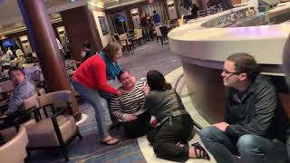 Passenger Captures Frightening Moment on Cruise Ship [upl. by Berardo]