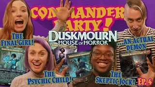 Duskmourn Commander Precons  Commander Party 4  Magic the Gathering EDH Gameplay [upl. by Aaren]