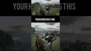 rdr2 A melee with my horse I lost reddeadredemtion2 [upl. by Aitnauq]