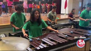 KSAT Pigskin Classic Preview Uvalde High School Marching Band Preview [upl. by Pevzner]