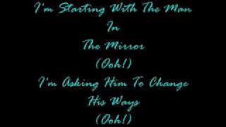 Michael JacksonMan in the Mirror lyrics [upl. by Dianna]