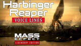 Mass Effect Legendary Edition  Harbinger Reaper Voice Lines [upl. by Else]