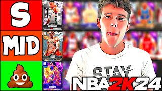 BEST POWER FORWARDS TIER LIST NBA 2K24 MyTEAM [upl. by Hobey]