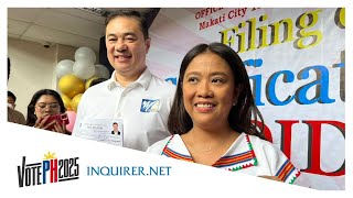 Nancy Binay files COC for Makati mayor [upl. by Artemed]