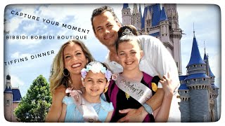 DISNEY TRAVEL VLOG Day 7  Capture Your Moment photo session Magic Kingdom and Dinner  Tiffins [upl. by Noteek]