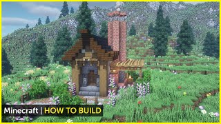 Minecraft  Villager Houses  Armorers House Tutorial [upl. by Annalee]