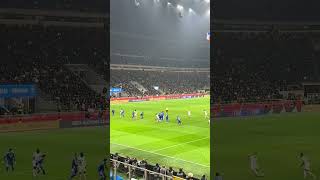 Lucas Digne Freekick goal but  against Italy vs France13 dinge nationsleague2024 [upl. by Ariamo]