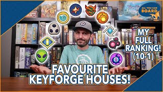 KeyForge House Rankings 101  My Personal List Based on Fun Theme Balance and More [upl. by Nwahsyt]