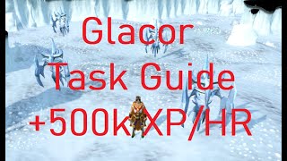 Runescape 3 Glacor Slayer Task Guide  500K XPHR  11m GPHR not including boot drop [upl. by Yecaj933]