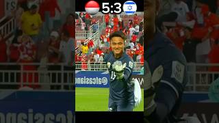 Indonesia vs Israel World Cup 2030 Imajinary Penalty Shootout Highlights youtube football shorts [upl. by Ozan]