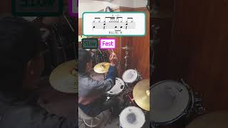 Hi Hat Trick  Triplet drumlessons drumming drums [upl. by Adnawad]